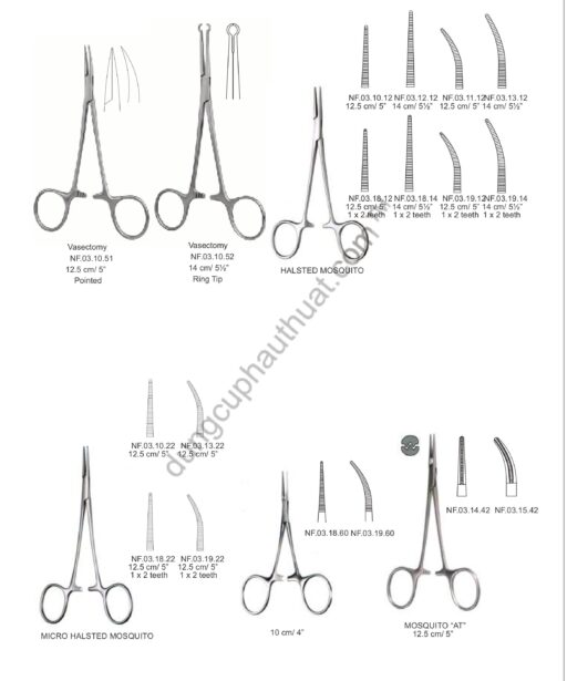 Dụng Cụ Kẹp Cầm Máu