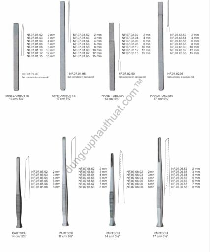 Dụng Cụ Đục Xương