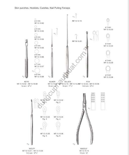 Dụng Cụ Da Liễu
